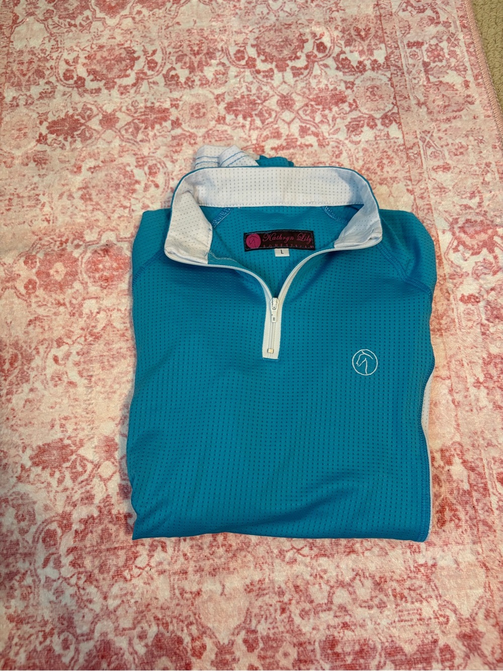 Kathryn Lily long sleeve collared equestrian shirt